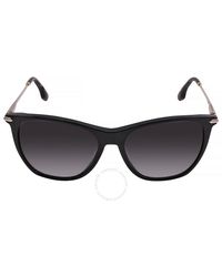 Victoria Beckham - Grey Gradient Square Sunglasses Vb636s 001 58 - Lyst