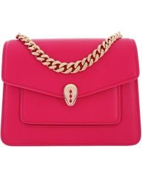 BVLGARI - Small Serpenti Forever Maxi Chain Crossbody Bag 292030 - Lyst