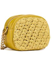 Tory Burch - Kira Crochet Logo Camera Bag Shoulder - Lyst