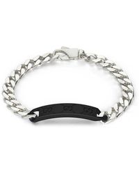 Gucci - Tag Sterling Chain Bracelet - Lyst