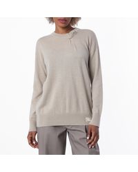 Burberry - Paperclip Detail Cashmere Jumper - Lyst