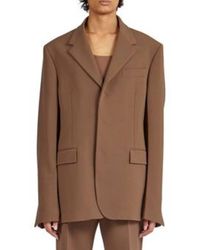 Ferragamo - Clay Tailored Blazer Jacket, Brand Size 46 Us - Lyst