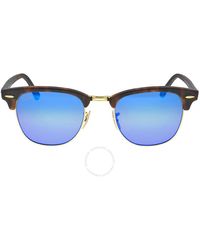 Ray-Ban - Clubmaster Blue Flash Sunglasses - Lyst