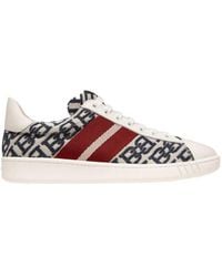 Bally - Wiky Stripe Pattern Jacquard Sneakers, Brand Size 36.5 Us - Lyst