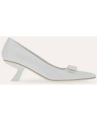 Ferragamo - Anz Patent Leather Vara Bow Pumps - Lyst