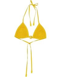 Burberry - Crinkled-Nylon-Bikini-Top - Lyst