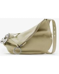 Burberry - Medium Knight Leather Shoulder Bag - Lyst