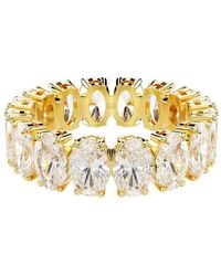 Swarovski - Matrix Oval Cut Crystal Ring, Size 60 - Lyst