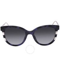 Carolina Herrera - Smoke Gradient Cat Eye Sunglasses Shn623m 0l93 53 - Lyst