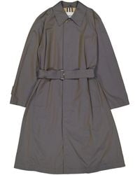 Burberry - Single-Breasted Cotton Car Coat, Brand Size 54 Us - Lyst