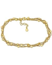 Amour - Multi-Strand Anklet With Lobster Clasp - Lyst