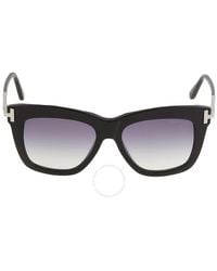 Tom Ford - Dasha Smoke Gradient Butterfly Sunglasses - Lyst