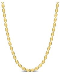 Amour - Oval Ball Chain Necklace - Lyst