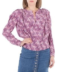 Isabel Marant - Ladies Zarga Chiffon Fabric Blouse - Lyst