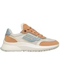Bally - Demmy Leather And Fabric Sneakers, Brand Size 36 Us - Lyst