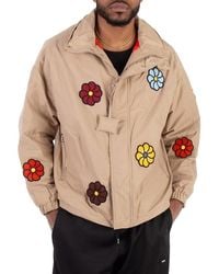 Moncler - Delamont Floral Embroidered Windbreaker, Brand Size 2 - Lyst