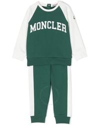 Moncler - Cotton Logo Tracksuit Set - Lyst