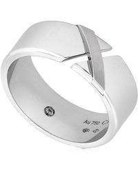 Chaumet - Liens 18K Diamond Wedding Band Ring - Lyst