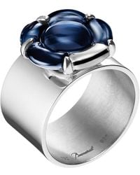 Baccarat - 's B Flower Silver Crystal Ring 2803711 - Lyst