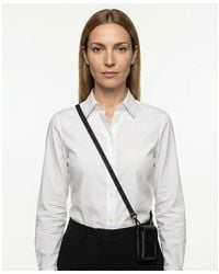 Brunello Cucinelli - Ultrablack Leather Shoulder Strap Accessory - Lyst
