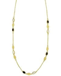 Tresorra - 14K Onyx & Mop Inlay Links Necklace - Lyst