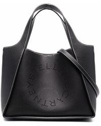 Stella McCartney - Logo Perforated Tote Bag - Lyst