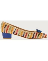 Ferragamo - Vara Crochet-Knit Pumps - Lyst