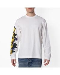 Burberry - Ivy Logo Cotton Long-Sleeved Top - Lyst
