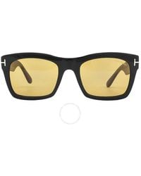 Tom Ford - Nico Amber Square Sunglasses Ft1062 01e 56 - Lyst