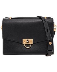 Michael Kors - Hendrix Medium Leather Messenger Bag - Lyst
