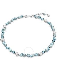 Swarovski - Gema Mixed Cuts Necklace - Lyst