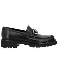 Ferragamo - Ferragamo Bleecker Moccasins Bit Loafers - Lyst