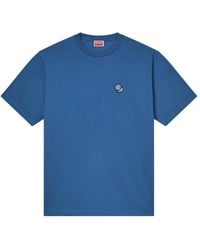 KENZO - Classic Pop Embroidered Cotton T Shirt - Lyst