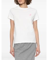 KENZO - Elephant Logo Embroidered Cotton T-Shirt - Lyst