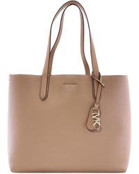 Michael Kors - Eliza Calf Leather Reversible Tote Bag - Lyst