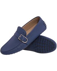 Tod's - Gommini Buckled Leather Loafers - Lyst