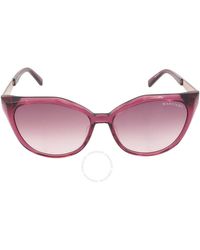 Guess - Violet Gradient Cat Eye Sunglasses Gm0804 77z 56 - Lyst