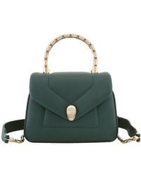 BVLGARI - Serpenti Reverse Top Handle Bag - Lyst