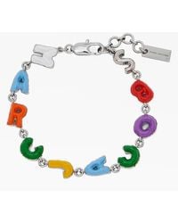 Marc Jacobs - Color Balloon Enamel Letters Bracelet - Lyst