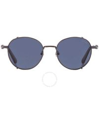 Moncler - Owlet Blue Round Sunglasses Ml0286 08v 50 - Lyst