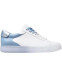 Jimmy Choo - Rome/F Leather Low-Top Trainers, Brand Size 35.5 Us - Lyst