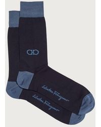 Ferragamo - Gancini Jacquard Socks - Lyst