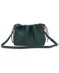 A.P.C. - Ninon Mini Crossbody Bag With Drawstring Closure And Embossed Logo Lettering On The Front - Lyst