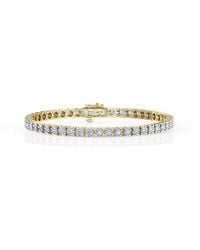 Brilliant Diamond - 3 Cttw Round Lab Grown Diamond Tennis Bracelet - Lyst