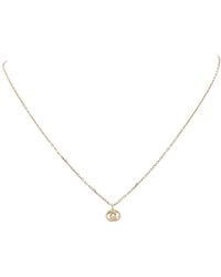 Gucci - Gg Running 18Kt Rose Necklace - Lyst