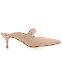 Gianvito Rossi - Braided-strap Nappa Leather Mules - Lyst