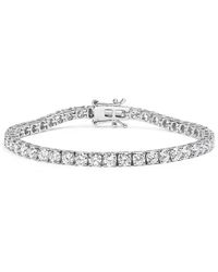 Haus of Brilliance - 14K 5.00 Cttw Prong Set Lab Grown Round Diamond Classic Tennis Bracelet - Lyst