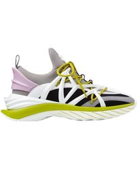 Jimmy Choo - Cosmos/F Low-Top Trainers, Brand Size 37 Us - Lyst