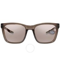 Costa Del Mar - Cta Del Mar Panga Copper Silver Mirror Polarized Glass Sunglasses Pag 258 Cglp 56 - Lyst