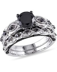 Amour - 1 3/8 Ct Tw Diamond Bridal Set - Lyst